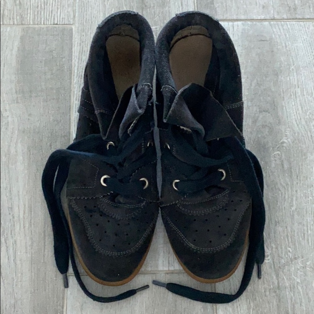 Isabel Marant Black Bobby Sneakers Size: 39
